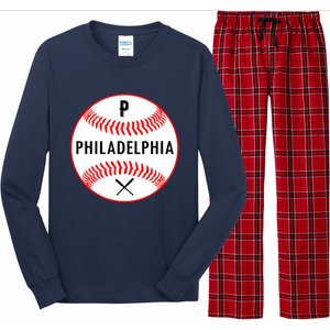 Philadelphia Baseball Philadelphia Pennsylvania Long Sleeve Pajama Set