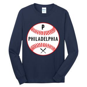 Philadelphia Baseball Philadelphia Pennsylvania Tall Long Sleeve T-Shirt