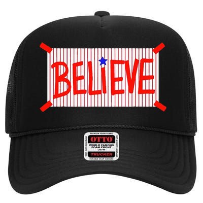 Philly Believe High Crown Mesh Back Trucker Hat