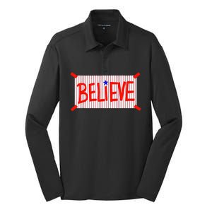 Philly Believe Silk Touch Performance Long Sleeve Polo