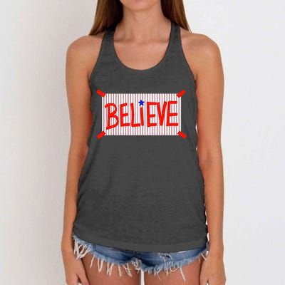 Philly Believe Women's Knotted Racerback Tank