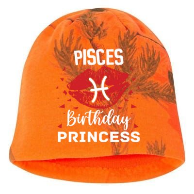 Pisces Birthday Princess Zodiac Gift Kati - Camo Knit Beanie