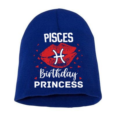 Pisces Birthday Princess Zodiac Gift Short Acrylic Beanie