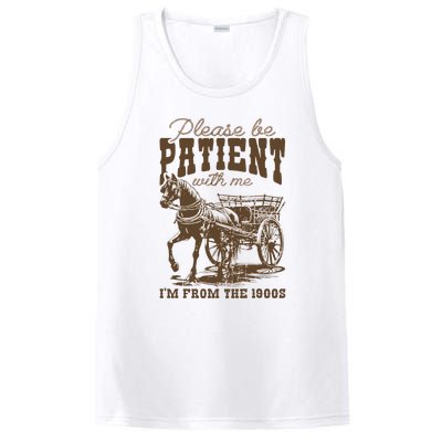 Please Be Patient With Me IM From The 1900s Vintage PosiCharge Competitor Tank