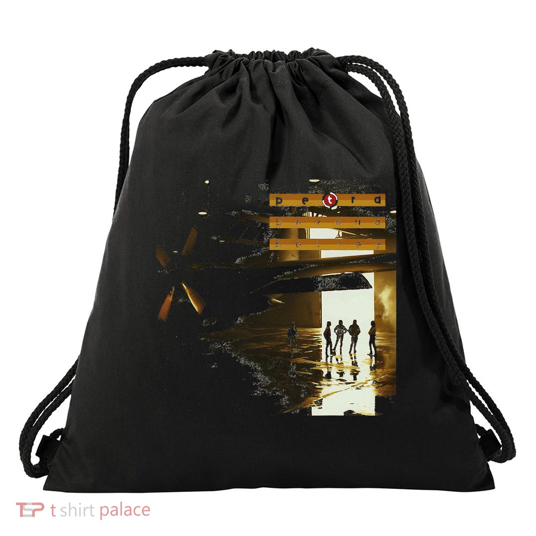 Petra Band Drawstring Bag