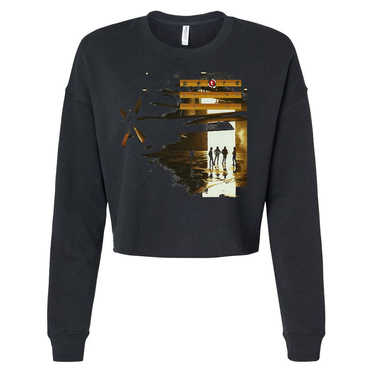 Petra Band Cropped Pullover Crew