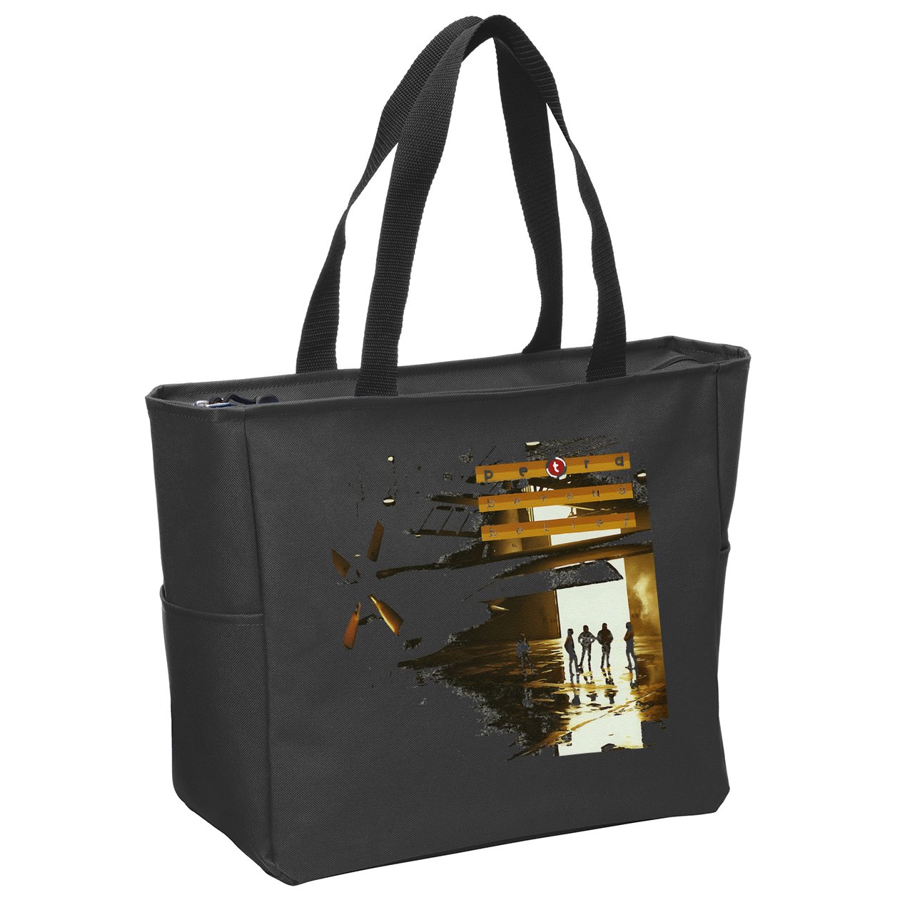 Petra Band Zip Tote Bag