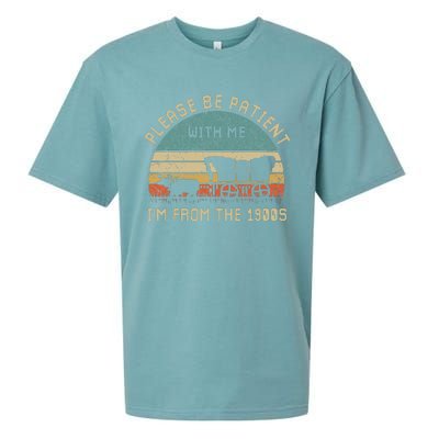 Please Be Patient With Me IM From The 1900s Vintage Sueded Cloud Jersey T-Shirt