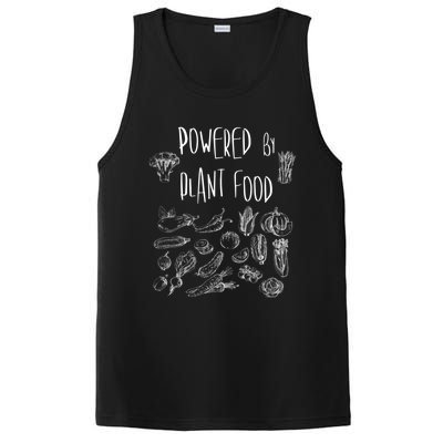 Powered By Plant Food Cool Veggie Design Gift For Vegans Gift PosiCharge Competitor Tank