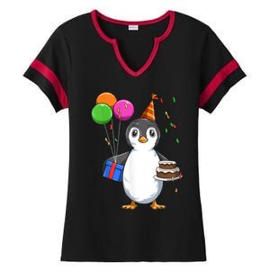 Penguin Birthday Penguin Birthday Party Penguin Theme Ladies Halftime Notch Neck Tee