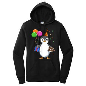 Penguin Birthday Penguin Birthday Party Penguin Theme Women's Pullover Hoodie