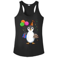 Penguin Birthday Penguin Birthday Party Penguin Theme Ladies PosiCharge Competitor Racerback Tank