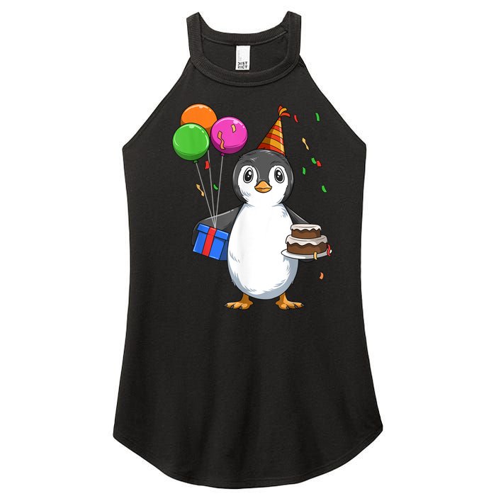 Penguin Birthday Penguin Birthday Party Penguin Theme Women's Perfect Tri Rocker Tank