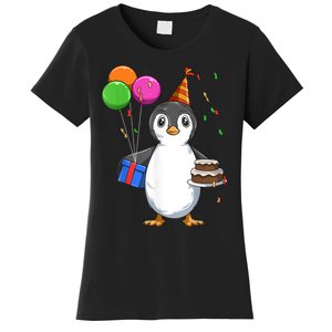 Penguin Birthday Penguin Birthday Party Penguin Theme Women's T-Shirt