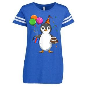 Penguin Birthday Penguin Birthday Party Penguin Theme Enza Ladies Jersey Football T-Shirt