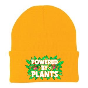 Powered By Plants Cute Gift Knit Cap Winter Beanie