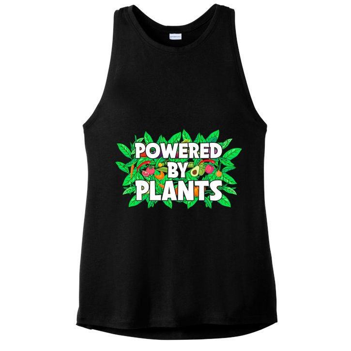 Powered By Plants Cute Gift Ladies PosiCharge Tri-Blend Wicking Tank