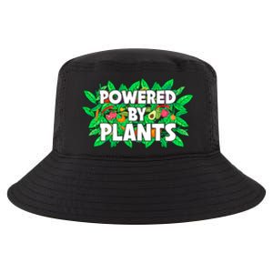 Powered By Plants Cute Gift Cool Comfort Performance Bucket Hat