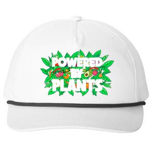 Powered By Plants Cute Gift Snapback Five-Panel Rope Hat