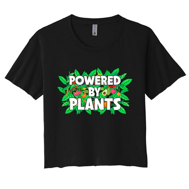Powered By Plants Cute Gift Crop Top