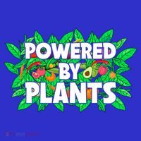 Powered By Plants Cute Gift Tall T-Shirt