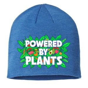 Powered By Plants Cute Gift Sustainable Beanie