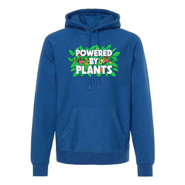 Powered By Plants Cute Gift Premium Hoodie