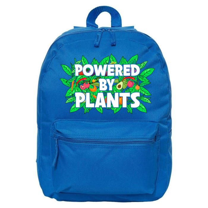 Powered By Plants Cute Gift 16 in Basic Backpack