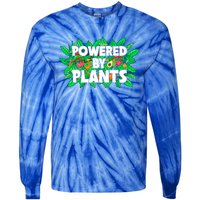 Powered By Plants Cute Gift Tie-Dye Long Sleeve Shirt