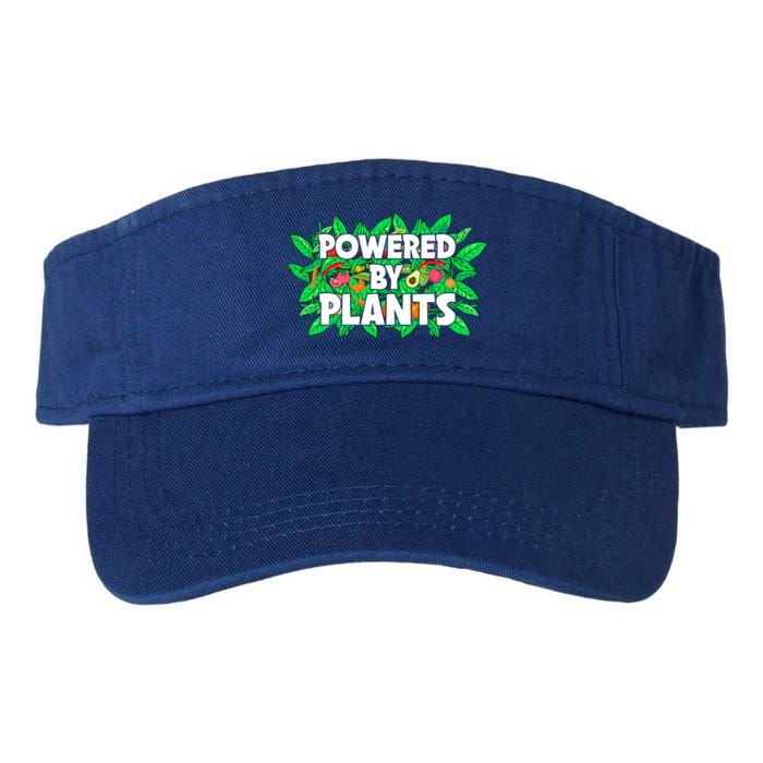 Powered By Plants Cute Gift Valucap Bio-Washed Visor