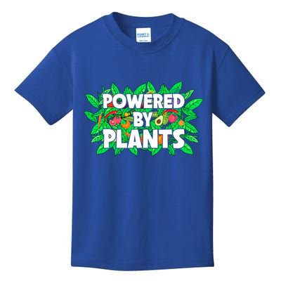 Powered By Plants Cute Gift Kids T-Shirt