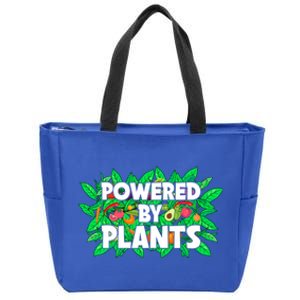 Powered By Plants Cute Gift Zip Tote Bag