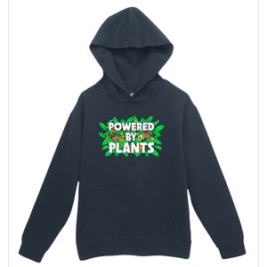 Powered By Plants Cute Gift Urban Pullover Hoodie