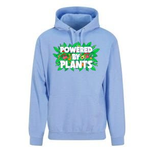 Powered By Plants Cute Gift Unisex Surf Hoodie