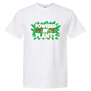 Powered By Plants Cute Gift Garment-Dyed Heavyweight T-Shirt