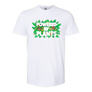 Powered By Plants Cute Gift Softstyle CVC T-Shirt