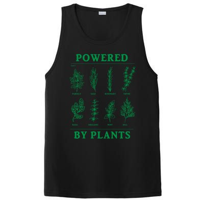 Powered By Plants Vegan Vegetarian Plantgiftbased Gift PosiCharge Competitor Tank