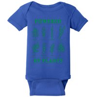 Powered By Plants Vegan Vegetarian Plantgiftbased Gift Baby Bodysuit