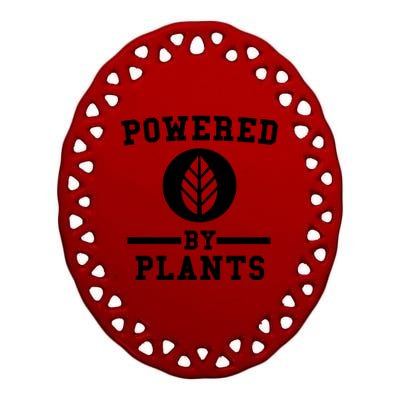 Powered By Plants Ceramic Oval Ornament