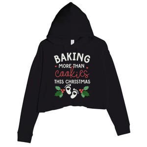 Pregnancy Baker Crop Fleece Hoodie