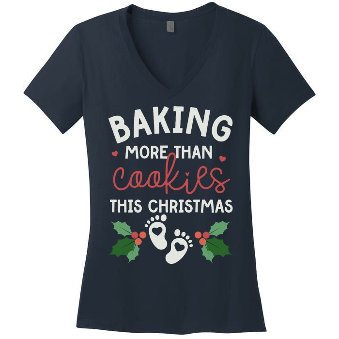 Pregnancy Baker Women's V-Neck T-Shirt