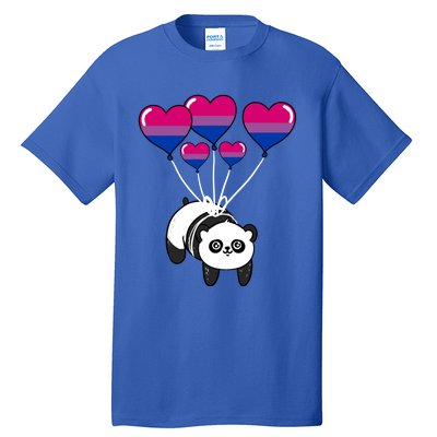 Panda Bisexual Pride Gift Tall T-Shirt