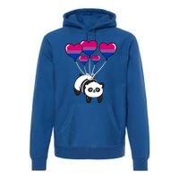 Panda Bisexual Pride Gift Premium Hoodie