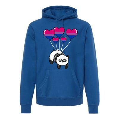 Panda Bisexual Pride Gift Premium Hoodie