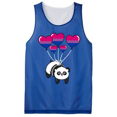 Panda Bisexual Pride Gift Mesh Reversible Basketball Jersey Tank