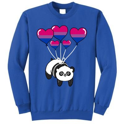 Panda Bisexual Pride Gift Tall Sweatshirt