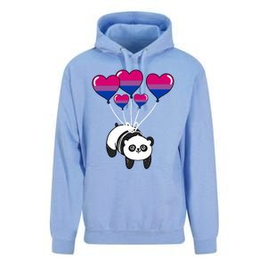 Panda Bisexual Pride Gift Unisex Surf Hoodie