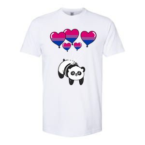 Panda Bisexual Pride Gift Softstyle CVC T-Shirt