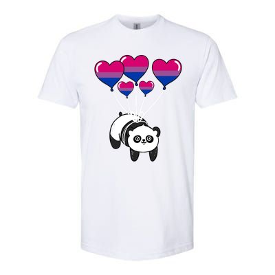 Panda Bisexual Pride Gift Softstyle® CVC T-Shirt