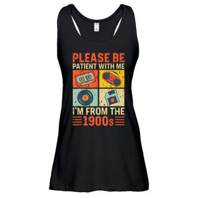 Please Be Patient With Me Im From The 1900s Ladies Essential Flowy Tank